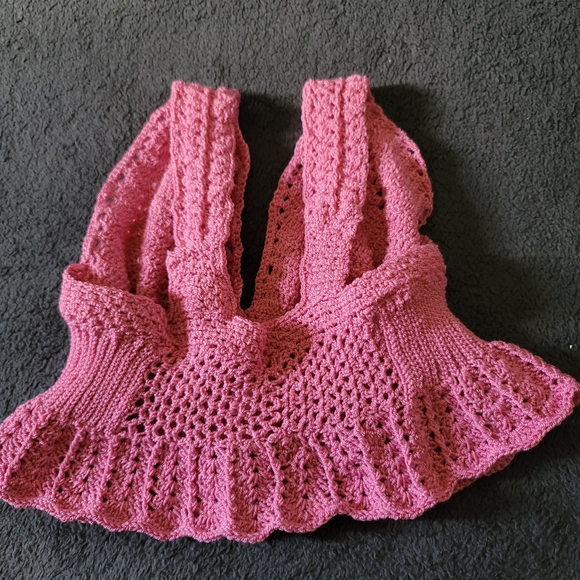 Crop top crochet Hand-made - Picture 2 of 3